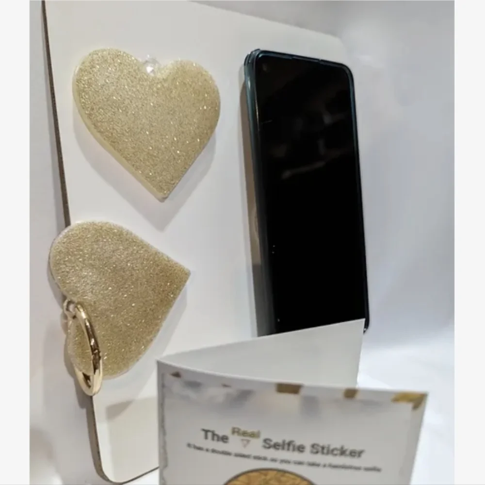 Large Heart Selfie Sticker